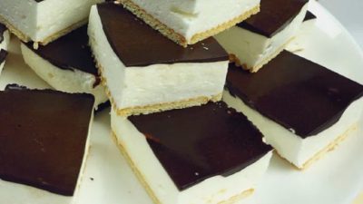 Nepečené Ptačí mléko s kakaovou polevou