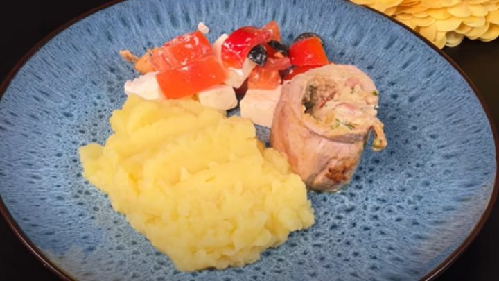 Šťavnatá masová roláda se sýrem