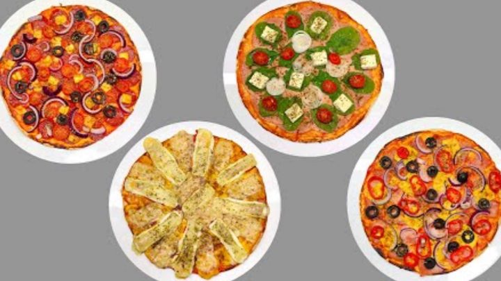 Rychlá tortillová pizza na 4 způsoby