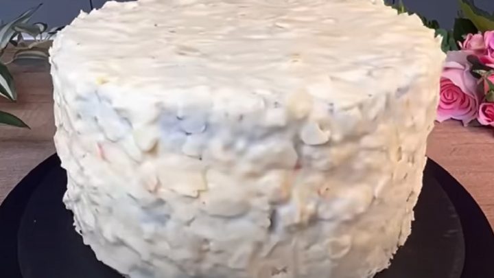 Francouzský dort s čokoládou a mandlemi