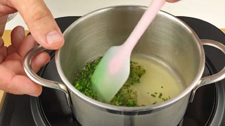 Domácí citrónová zmrzlina s mátou