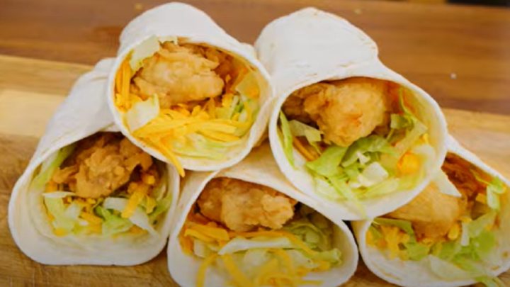 Wrap s kuřecím a česnekovým dresinkem