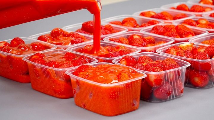 Mražené jahody bez přidaného cukru