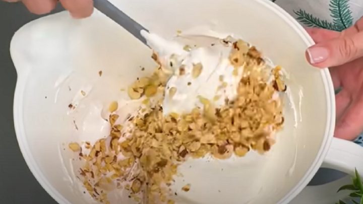 Mramorované pusinky s čokoládou a ořechy