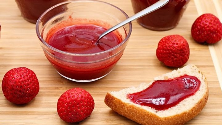 Jahodová marmeláda bez želírovacího cukru