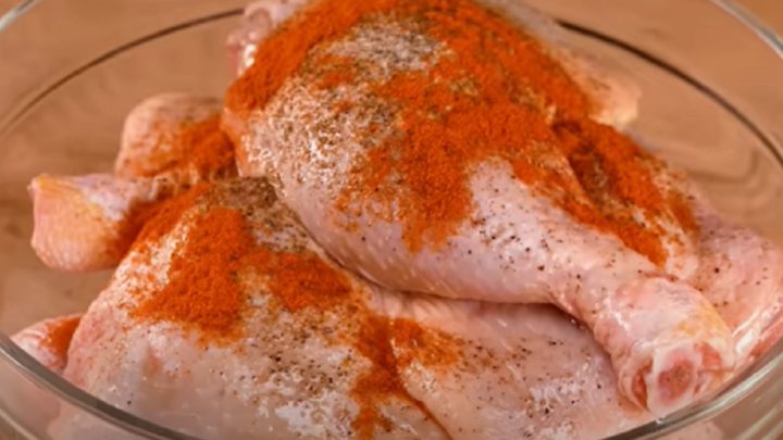 Kuřecí stehna pečená v sáčku