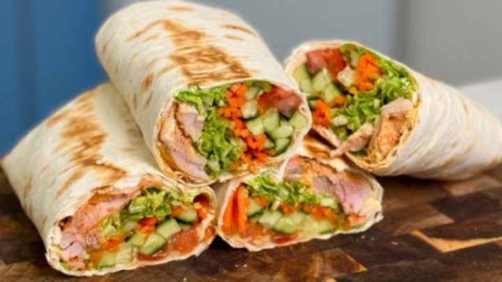 Domácí kebab s korejskou mrkví