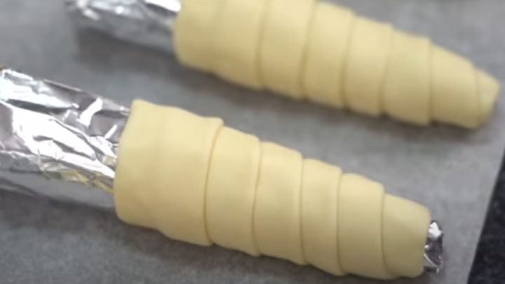 Domácí kremrole z listového těsta