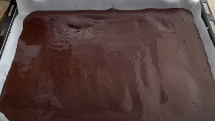 Čokoládové řezy se šlehačkovým krémem