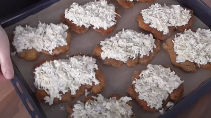 Zapečené řízky z kuřecího masa