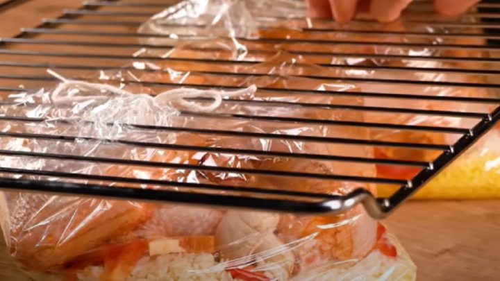 Kuřecí stehna pečená v sáčku