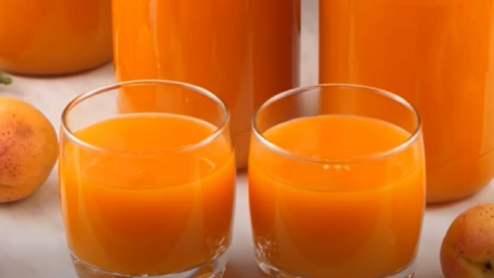 Meruňkový džus jen ze 3 ingrediencí