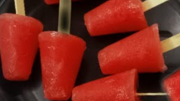 Domácí melounové nanuky jen z 5 ingrediencí