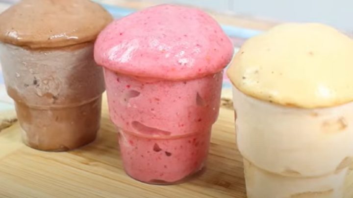 3 ovocné zmrzliny bez smetany