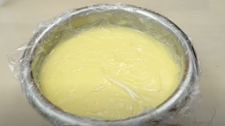 Nepečený sušenkový řez s kakaem