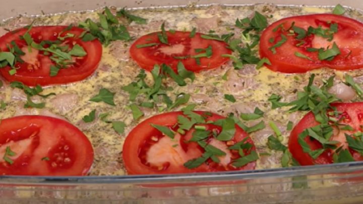 Zapečená kuřecí prsa v peřině