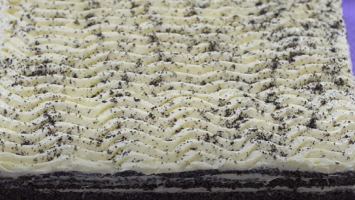 Makové kostky s jemným krémem