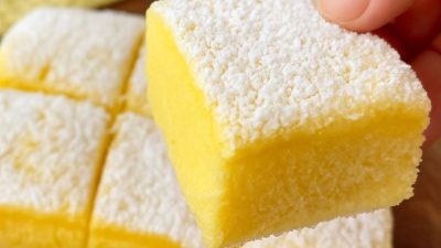 Rychlý citrónový koláč z rýžové mouky