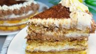 Tiramisu dort se 2 druhy krému