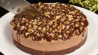 Čokoládový dort s ořechy bez pečení
