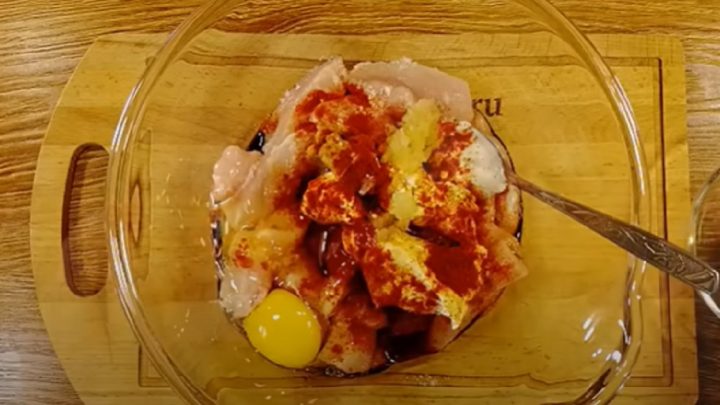 Kuřecí kousky v těstíčku se smetanou