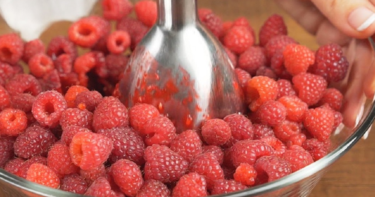 Malinová marmeláda jen ze 2 ingrediencí