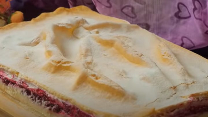 Řezy z odpalovaného těsta s ovocem