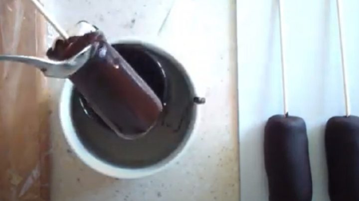 Pribináčkové tyčinky s čokoládou