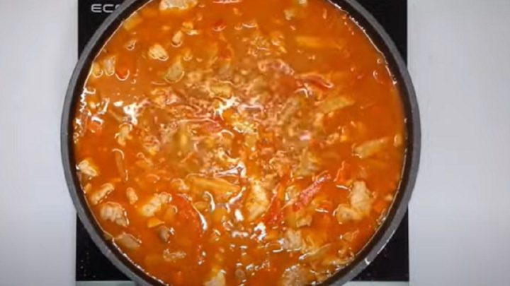 Vepřové na Kunovjance s vařenou rýží