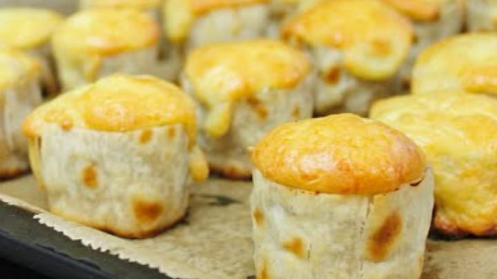 Masové šneky s žampiony a sýrem