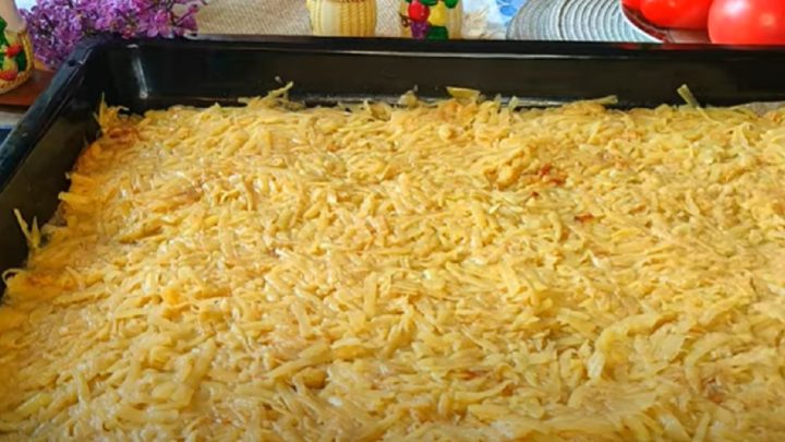 Rychlá bramborová pizza na plech