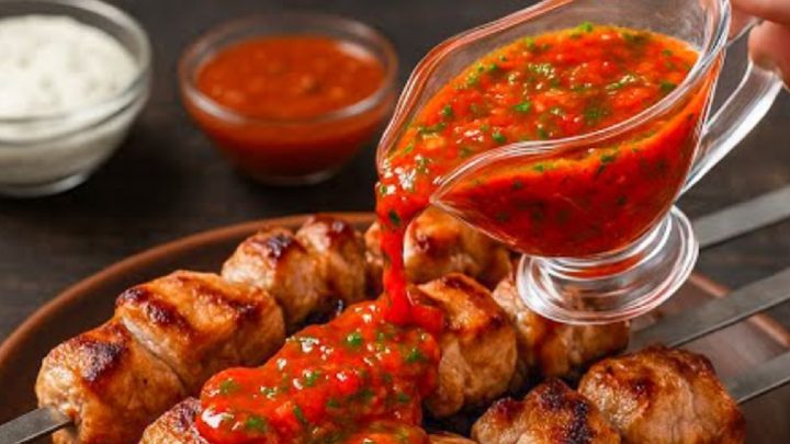 Gruzínská rajčatová omáčka s bylinkami