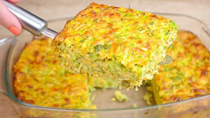 Rychlý cuketový nákyp s mozzarellou