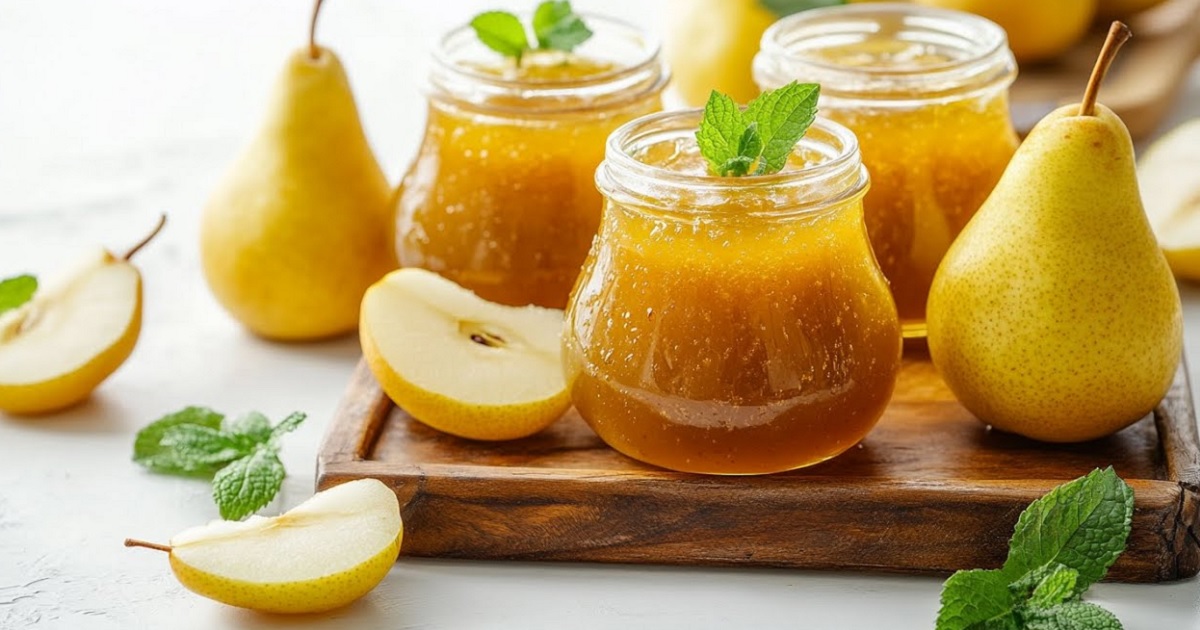 Hrušková povidla jen ze 2 ingrediencí