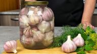 Česnek ve slaném nálevu ze 2 surovin