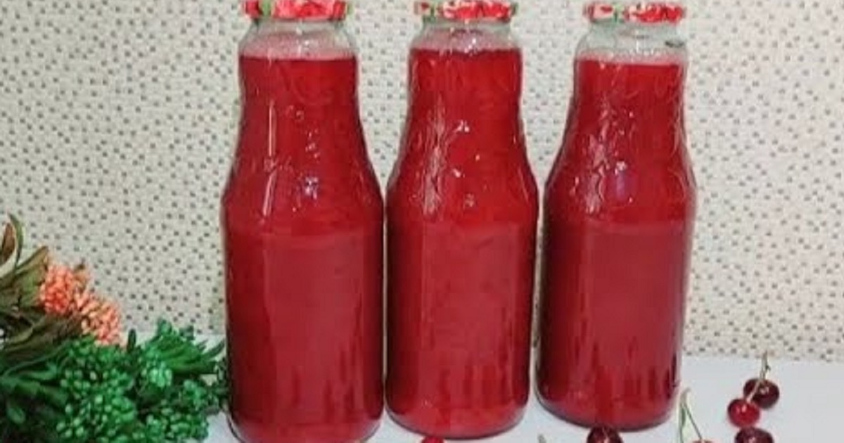 Třešňová šťáva jen ze 3 ingrediencí