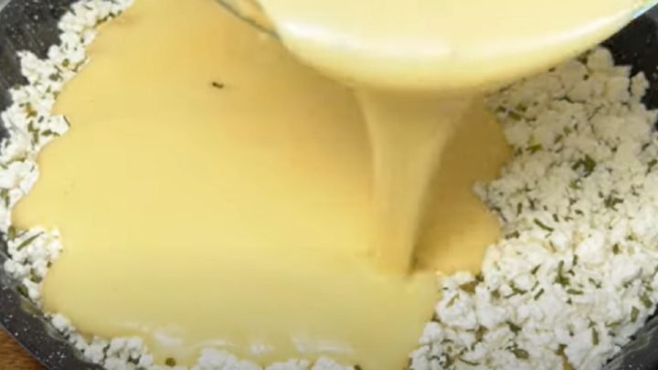 Rychlý koláč s tvarohem a sušenou cibulkou