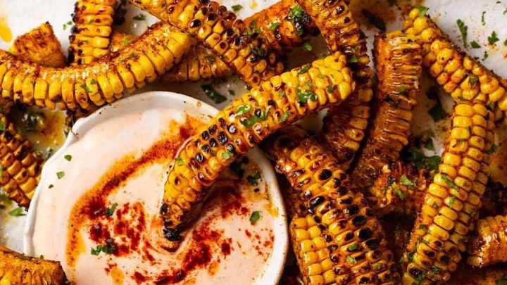 Grilovaná kukuřice se 4 druhy koření