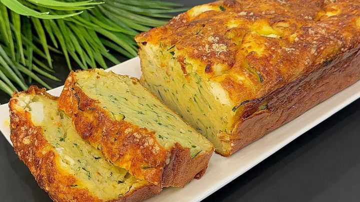 Slaný cuketový chlebíček s parmazánem