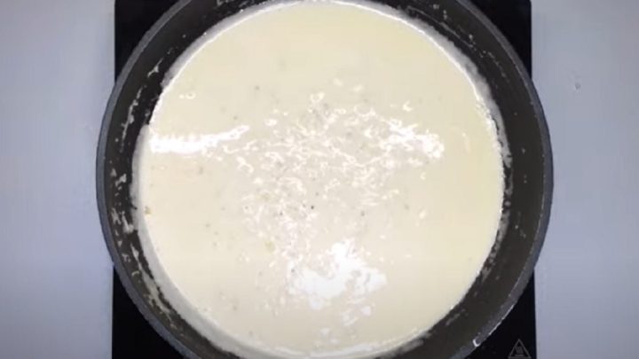 Panenka s parmezánovou omáčkou