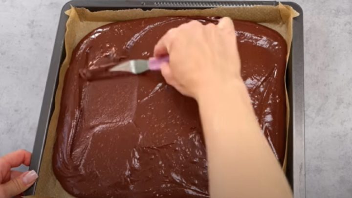 Meruňkový koláč s tvarohem a kakaem