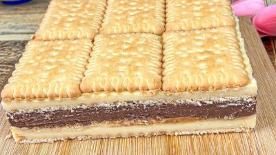 Pudinkové Bebe řezy s čokoládou