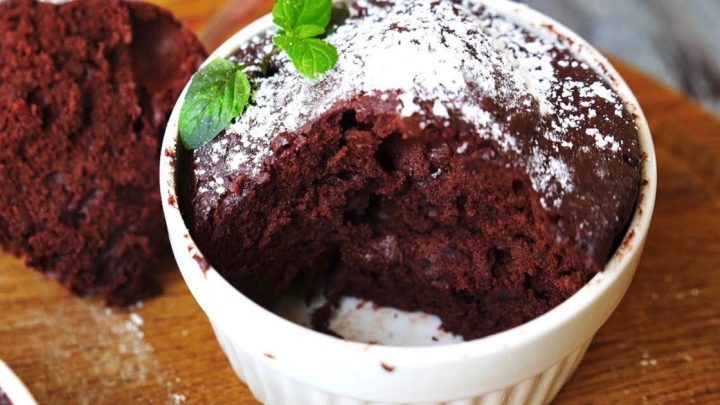 Kakaový mug cake do mikrovlnky Kakaový mug cake do mikrovlnky