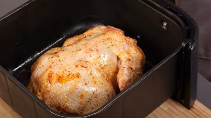 Kuře s bramborami z horkovzdušné fritézy