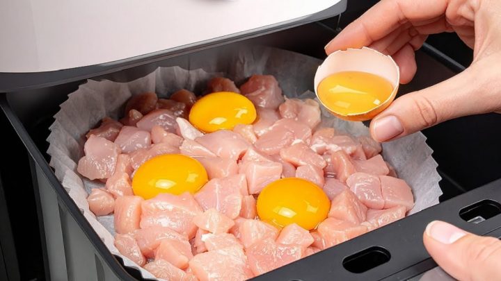 Kuřecí placičky z horkovzdušné fritézy