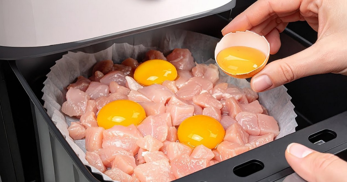 Kuřecí placičky z horkovzdušné fritézy