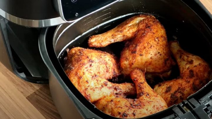 Kuřecí stehna z horkovzdušné fritézy