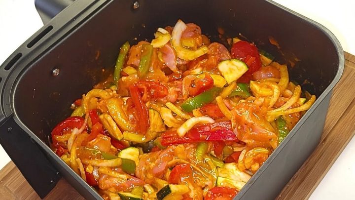 Masová směs z horkovzdušné fritézy Masová směs z horkovzdušné fritézy