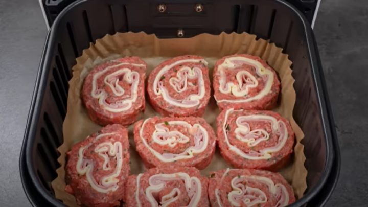 Šneky z mletého masa s parmazánem