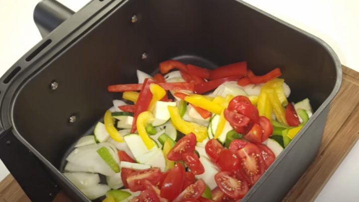 Masová směs z horkovzdušné fritézy